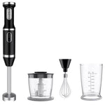 Eascandy Hand Blender for Kitchen, Black - Eascandy