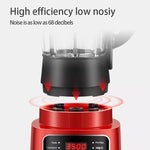 Eascandy 1.75L Heated Countertop Blender Make Hot Soups or Frozen Fruit Smoothie Blender with Preset Function, Red - Eascandy